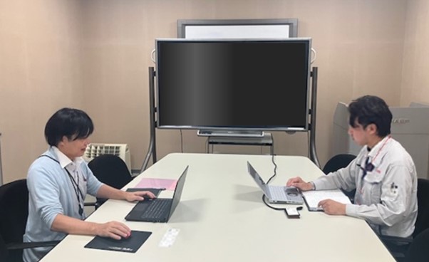 面談の様子